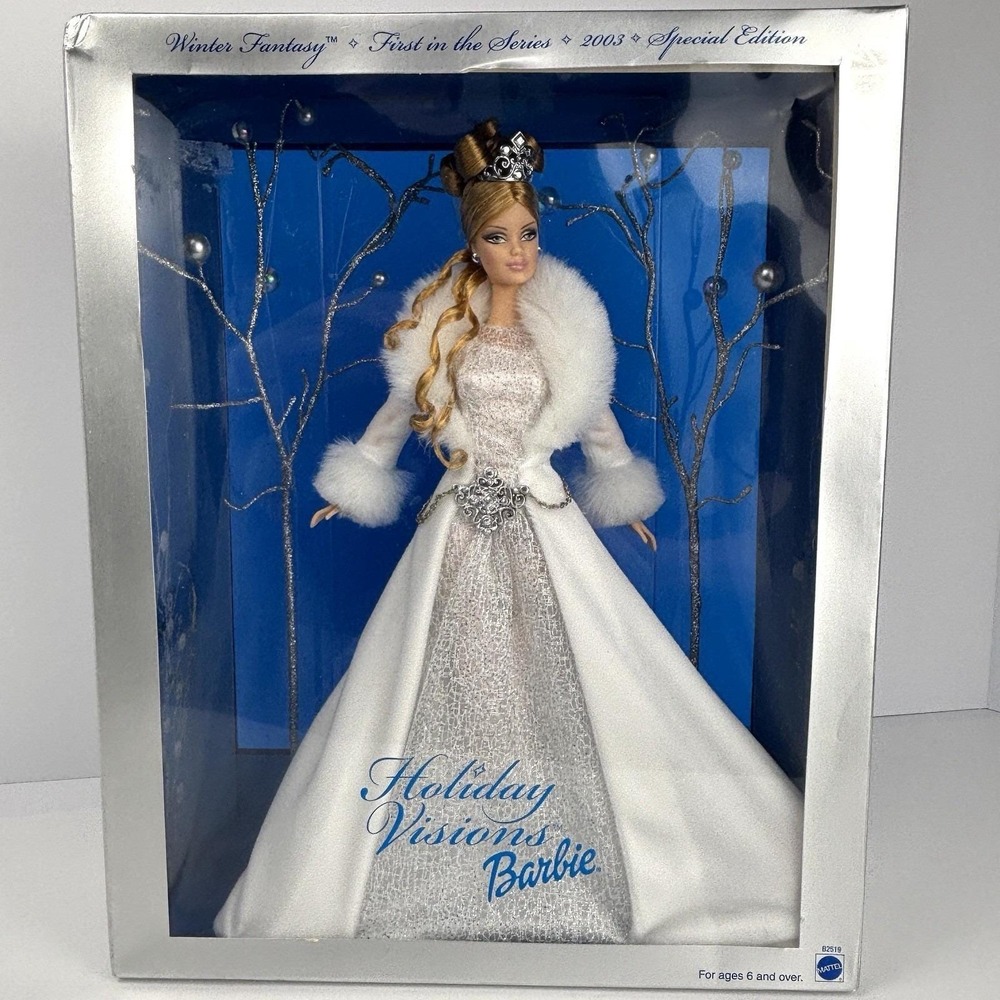 2003 Holiday Visions Barbie Winter Fantasy 1st Series B2519 NIB Special Edition